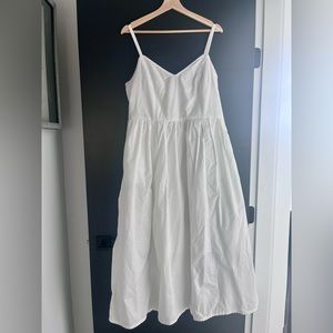 Old Navy White Midi Sundress
